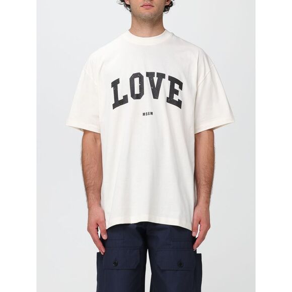 Msgm T-Shirt Men Cream